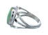 Native American Turquoise Sterling Silver Navajo Ring Size 7-3/4 AX128670