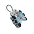 Sterling Silver Multicolor Inlay Zuni Butterfly Pendant AX128796