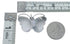 Native American Butterfly Turquoise Genuine Sterling Silver Pendant AX128786
