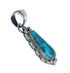 Turquoise Authentic Sterling Silver Navajo Pendant AX128777
