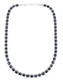 Hematite Genuine Sterling Silver Southwest Bead Necklace JX128481