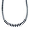 Hematite Genuine Sterling Silver Southwest Bead Necklace JX128477