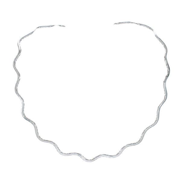 Native American Sterling Silver Collar Necklace JX128954