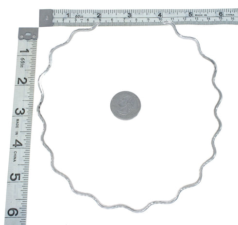 Native American Sterling Silver Collar Necklace JX128954