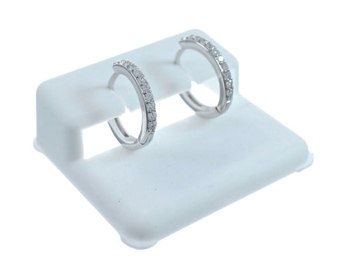 Cubic Zirconia Genuine Sterling Silver Earrings JX128571