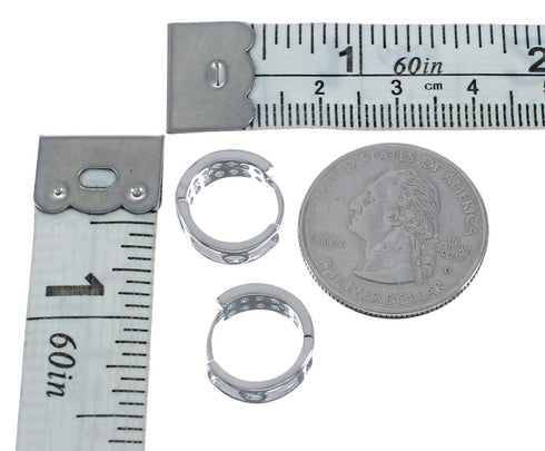 Cubic Zirconia Genuine Sterling Silver Earrings JX128578