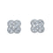 Cubic Zirconia Genuine Sterling Silver Post Earrings JX128567