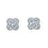 Cubic Zirconia Genuine Sterling Silver Post Earrings JX128567