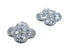 Cubic Zirconia Genuine Sterling Silver Post Earrings JX128567