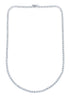 Sterling Silver Cubic Zirconia Necklace JX128550