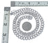 Sterling Silver Cubic Zirconia Chain Necklace JX128546