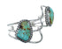Native American Sterling Silver Turquoise Cuff Bracelet JX128686