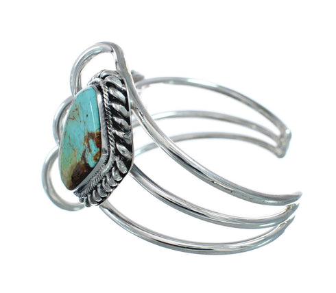 Native American Sterling Silver Turquoise Cuff Bracelet JX128686