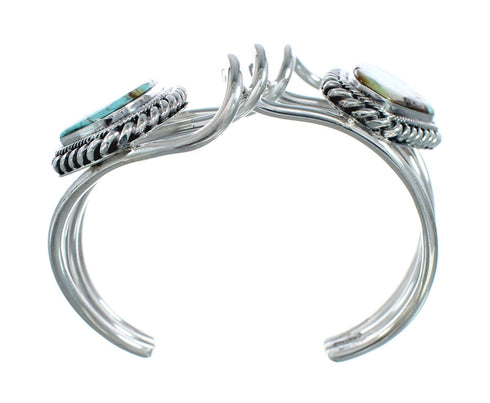 Native American Sterling Silver Turquoise Cuff Bracelet JX128686