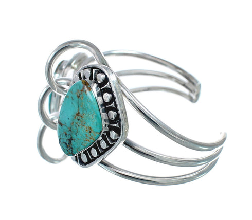 Native American Sterling Silver Turquoise Cuff Bracelet JX128687