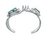 Native American Sterling Silver Turquoise Cuff Bracelet JX128690