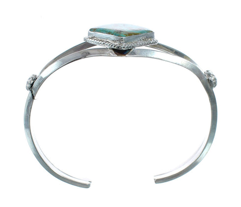 Native American Sterling Silver Navajo Turquoise Cuff Bracelet JX128596