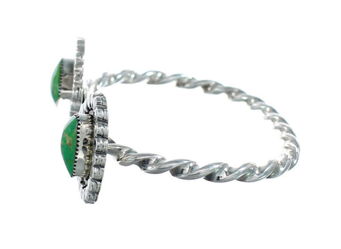 Native American Sterling Silver Turquoise Cuff Bracelet JX128613