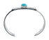 Native American Sterling Silver Navajo Turquoise Cuff Bracelet JX128647