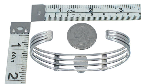 Native American Sterling Silver Navajo Turquoise Cuff Bracelet JX128647