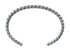Navajo Genuine Twisted Sterling Silver Cuff Bracelet JX128724