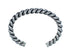 Navajo Genuine Twisted Sterling Silver Cuff Bracelet JX128721