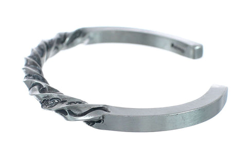 Navajo Genuine Sterling Silver Cuff Bracelet JX128783
