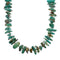 Native American Genuine Sterling Silver Turquoise Bead Necklace AX129229
