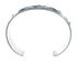 Native American Sterling Silver Turquoise Bear Paw Cuff Bracelet JX128854