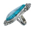 Genuine Sterling Silver Navajo Turquoise Ring Size 10 JX128982