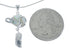 Opal Sterling Silver Bear And Feather Southwest Italian Snake Chain Necklace Set AX128988