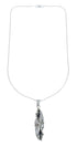 Southwestern Sterling Silver Italian Snake Chain Necklace Set AX128998