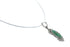 Sterling Silver Turquoise Southwestern Italian Snake Chain Necklace Set AX129065