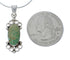 Sterling Silver Turquoise Southwestern Italian Snake Chain Necklace Set AX129066