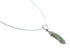 Sterling Silver Turquoise Southwestern Italian Snake Chain Necklace Set AX129066