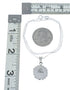 Southwest Multicolor Multistone Sterling Silver Box Chain Necklace Set JX129274