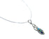 Southwest Multicolor Inlay Sterling Silver Box Chain Necklace Set JX129264