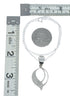 Southwest Turquoise Inlay Sterling Silver Box Chain Necklace Set JX129088