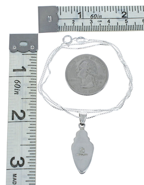 Southwest Multicolor Inlay Sterling Silver Box Chain Necklace Set JX129079