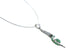 Southwest Turquoise Sterling Silver Snake Chain Necklace Set JX129205