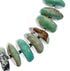 Native American Sterling Silver Turquoise Bead Necklace JX129230