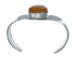 Native American Sterling Silver Amber Cuff Bracelet JX129244