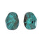 Native American Sterling Silver Turquoise Post Earrings AX129284