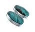 Native American Sterling Silver Turquoise Post Earrings AX129284