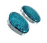 Native American Sterling Silver Turquoise Post Earrings AX129289