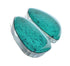 Native American Sterling Silver Turquoise Post Earrings AX129291