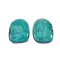 Native American Sterling Silver Turquoise Post Earrings AX129300