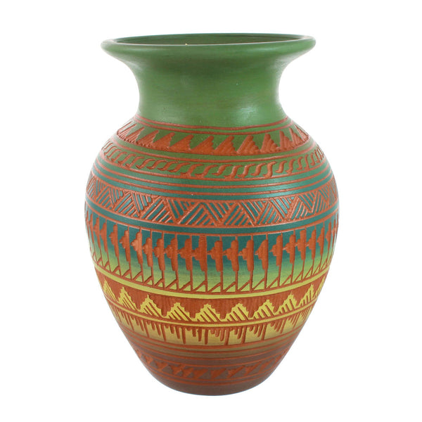 Navajo Hand Crafted Pottery By Artist Derrick Watchman AX129336