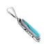 Turquoise Authentic Sterling Silver Navajo Pendant AX129408