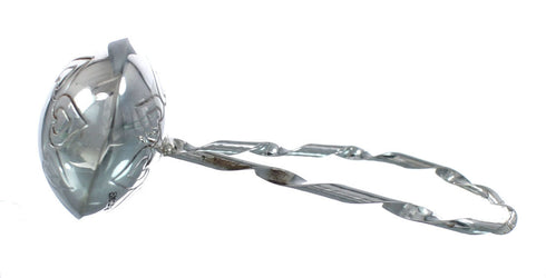 American Indian Navajo Genuine Sterling Silver Baby Rattle AX129439